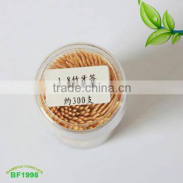 Bamboo Two Piont Toothpick in Jar