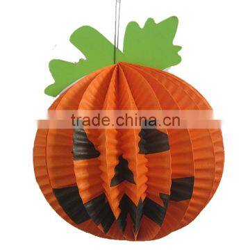 Portable accordion paper lantern halloween pumpkin lantern