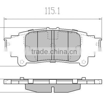 ferodo brake pads 04466-30310 for lexus