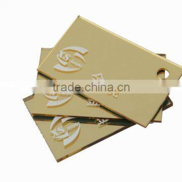 1-5mm thickness excellent silver mirror and gold mirror acrylic sheet