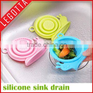 China cheap price hanging reusable durable silicone sink strainer for kitchen