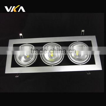 LED grille Light with AR111 Fixture ceiling design