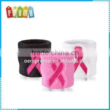 Wholesale wristband cheap custom embroidered sweatband