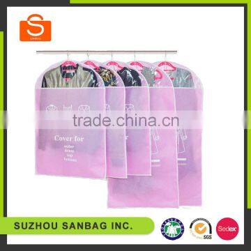 Popular custom pp non woven breathable garment bags