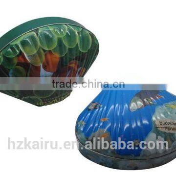 Safety Tinpalte Cosmetic Container/ Metal Printed Cosmetic Container