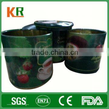 Round Large Tea Tins