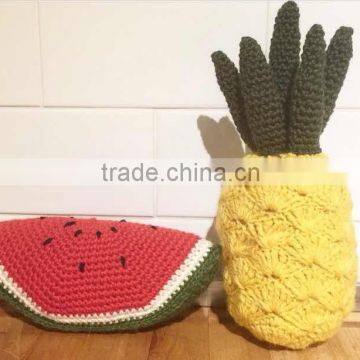 custom handmade crochet knitted watermelon/pineapple