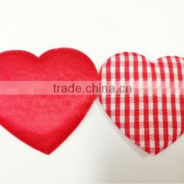 wedding heart farbic patches