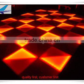 High quality DJ outdoor rgb 432pcsx10mm led dance floor panels