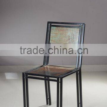 Iron wood chair