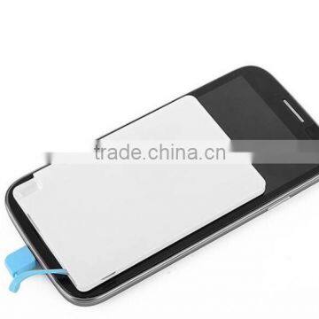 Slim Credit Card Size Power Bank, Card Power Bank 2200mah, Promotional Card Power Bank, Card Phone Charger With Logo