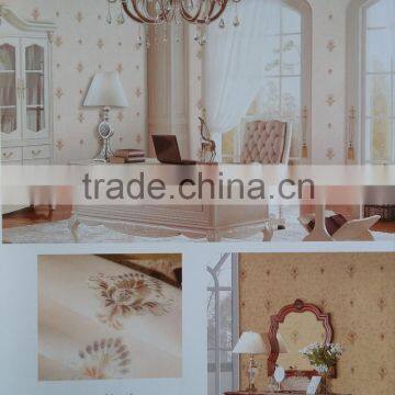 New Invention Seamless Wallcovering 2.8m Width Fabric Back Wallpaper ZHM-6208 photo-3