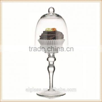 wholesale cake plate with dome glass cake dome