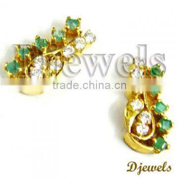Diamond Gold Nose Pins, Diamond Nose Pins, Nose Pin Jewelry photo-3