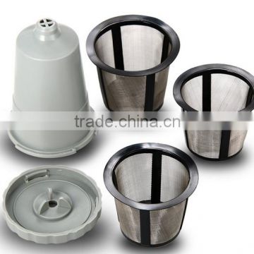 There-piece set reusable my-cup keuring filter