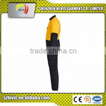 Yellow Navy Work Coverall Flame Retardant Workwear/reflective Workwear/flame Resistant Clothing photo-2