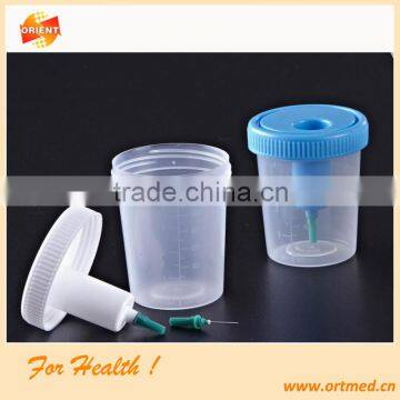 120ml vacuum urine cups PP material sterilized by EO