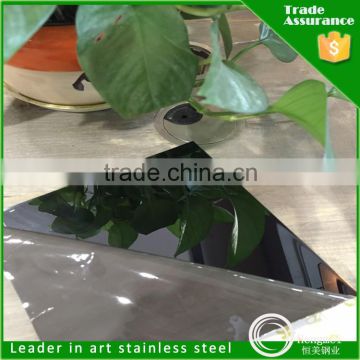 black mirror finish stainless steel sheets