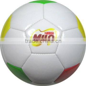 Professional soccer ball in stock