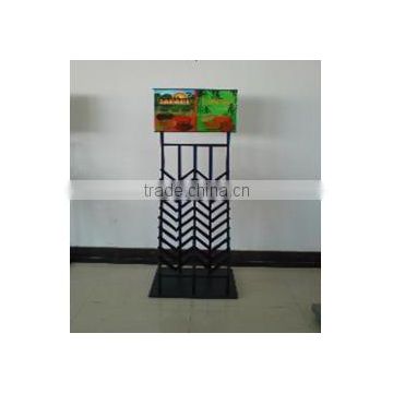 metal staggered tile display racks for building material store