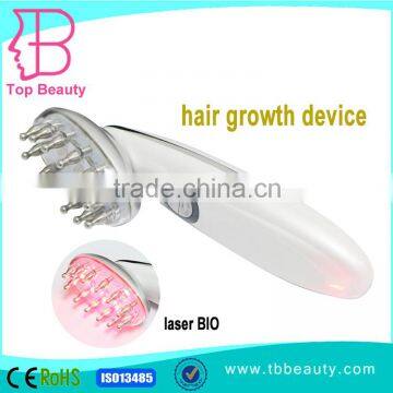 High quality Mini Laser Hair Growth Massager Comb for hair regrowth with bio EMS