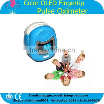 Color OLED Fingertip Pulse Oximeter for Children SPO2 PR monitor RPO-50QB