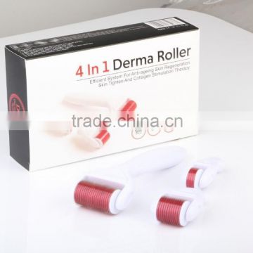 4 in 1 DNS derma roller with 1200needles,720 needles,300 needles and 1 disinfect zone -L013C