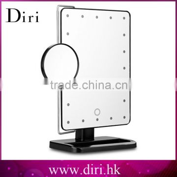 led stand magnifying table mirror cosmetic mirror with lights