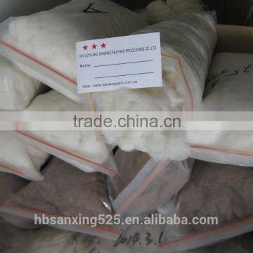 WOW!! Chinese Double-scoured Wool Noil, 20mic, 30-40mm, Good Raw White Color photo-5