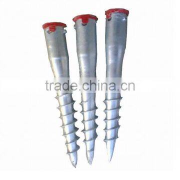 Hot Dipped Galvanized Pole Anchor,Ground Screw Pole Anchor