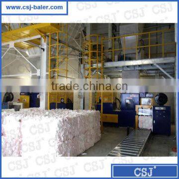 Nantong Jiabao leftover non-woven cloth baling machine