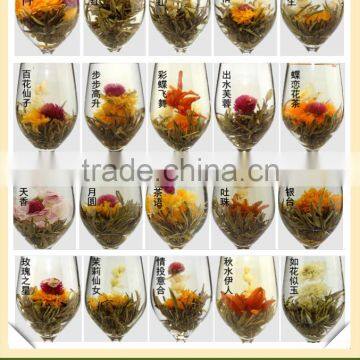 EU Standard Chinese Flowering Blooming Tea, Bulk Tea private label