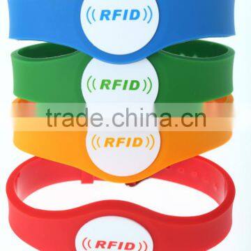 125KHz,13.56MHz,868MHZ activity waterproof pvc rfid wristband