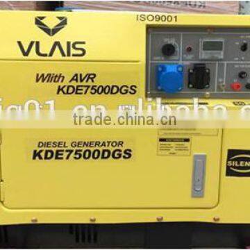 7.5Kva Silent Diesel Generator, Super quiet silence low noise diesel generator