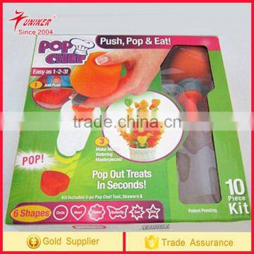 Fruit and Vegetable POP and Chef/Top Chef Fruit Salad Decoration/fruit vegetable mold tool