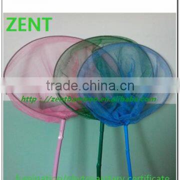 ZENT-82 kids butterfly bamboo pole fishing net