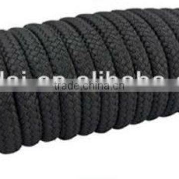 Mooring Rope, Double Braided w/ loop, Diam. 14mm, L 7m, Polyester, black,