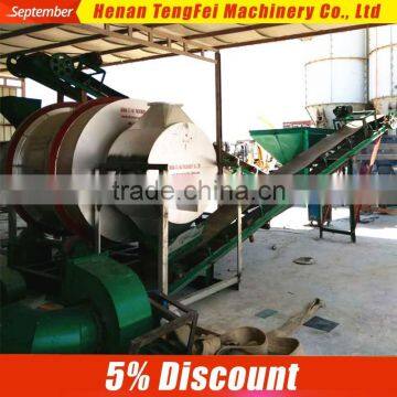 Small rotary drum dryer TDS625 new energy saving sand dryer for sale