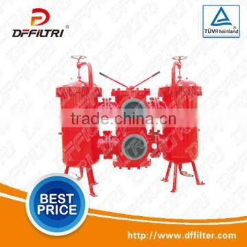 Reliable Reputation SDRLF Hydraulic Return Oil Pressure Duplex Pipeline Filter with CS-V Indicator