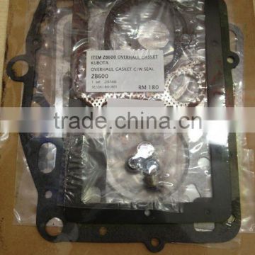 KUBOTA ZB600 OVERHAUL GASKET SET