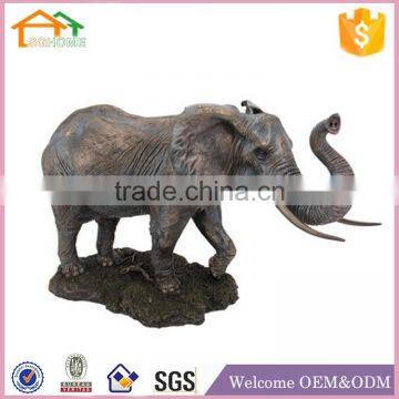 Factory Custom made best home decoration gift polyresin resin elephant statue large