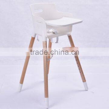 European Simple Style beechwood with dinning tray baby dinning high chair