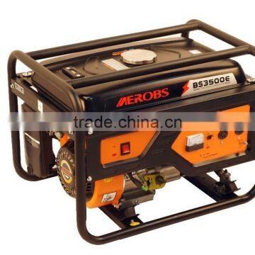 BSGE3500E Knife Model Chongqing China AEROBS Protable Electrical Gasoline Generator Prices