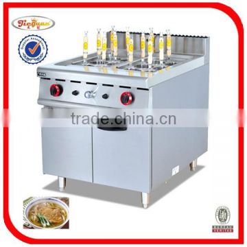 12-Basket Gas Pasta Cooker with Cabinet