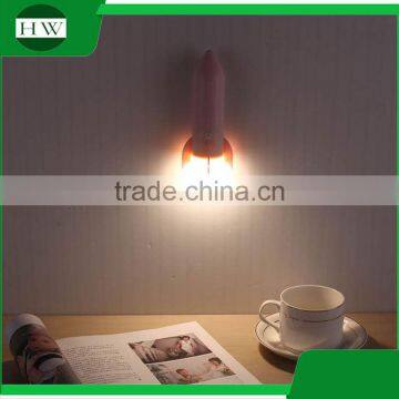 Creative Multipurpose Plastic Charger Sensor Rocket Night Light Led Flashlight photo-4