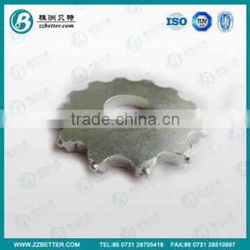 Carbide Tipped Milling Cutters in Zinc Coating