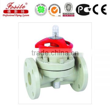 1/4 Flange anticorrosive diaphragm valve PVDF/PPH/PVC - Plastic valve