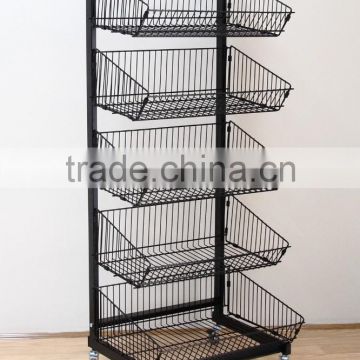 5-tier removable supermarket rack/supermarket shelf