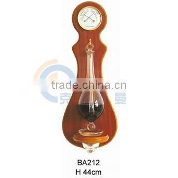 Wooden Glass Barometer With Liquid