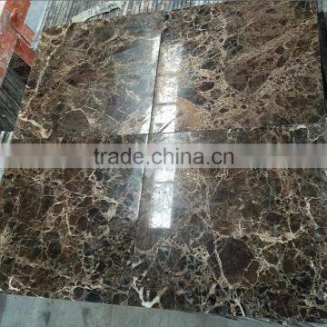 Solid Surface Dark Emperador Marble, Composite Marble Tile photo-3